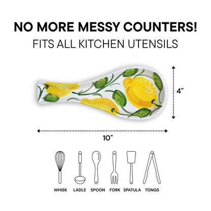 Lemon Ceramic Spoon Rest