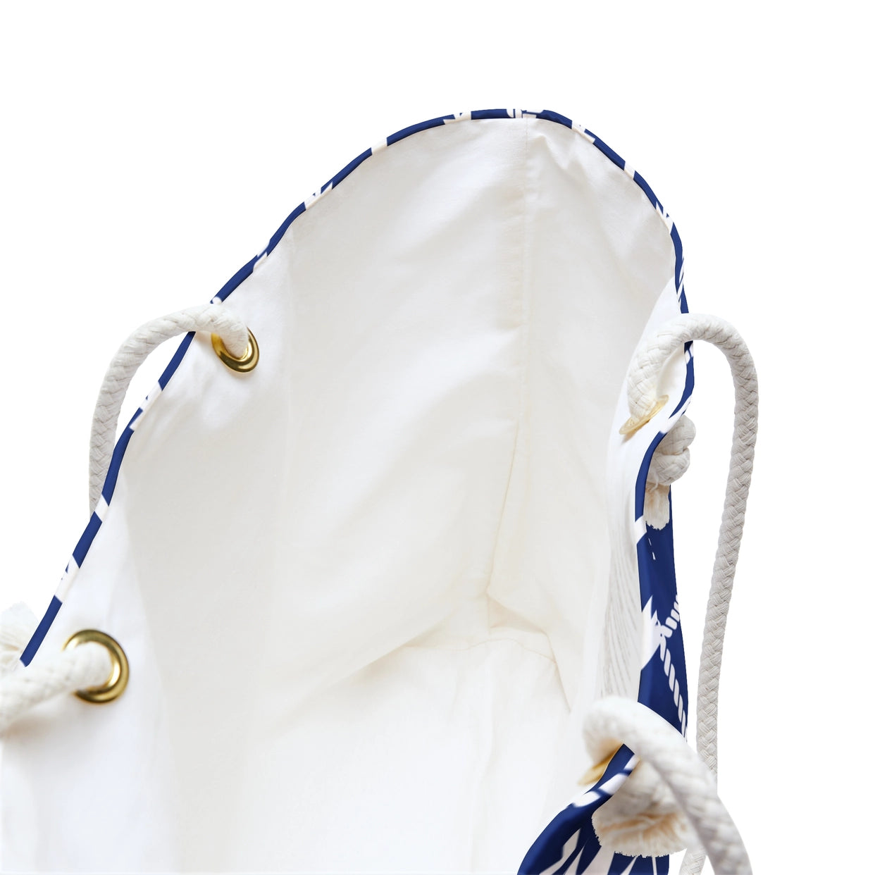 Anchor Compass Rope Beach Tote Bag
