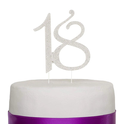 18 Crystal Cake Topper