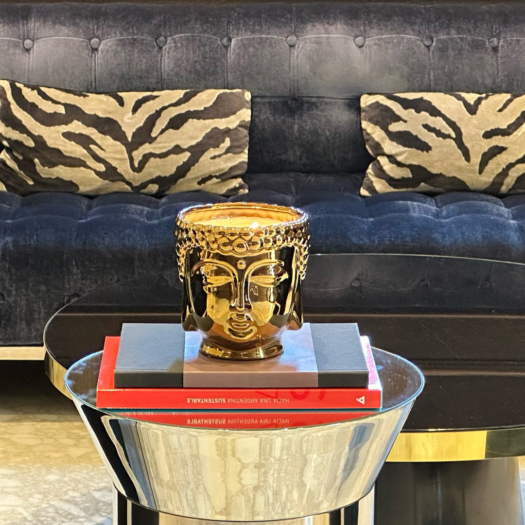 Gold Buddha Perfumed Candle – Palo Santo