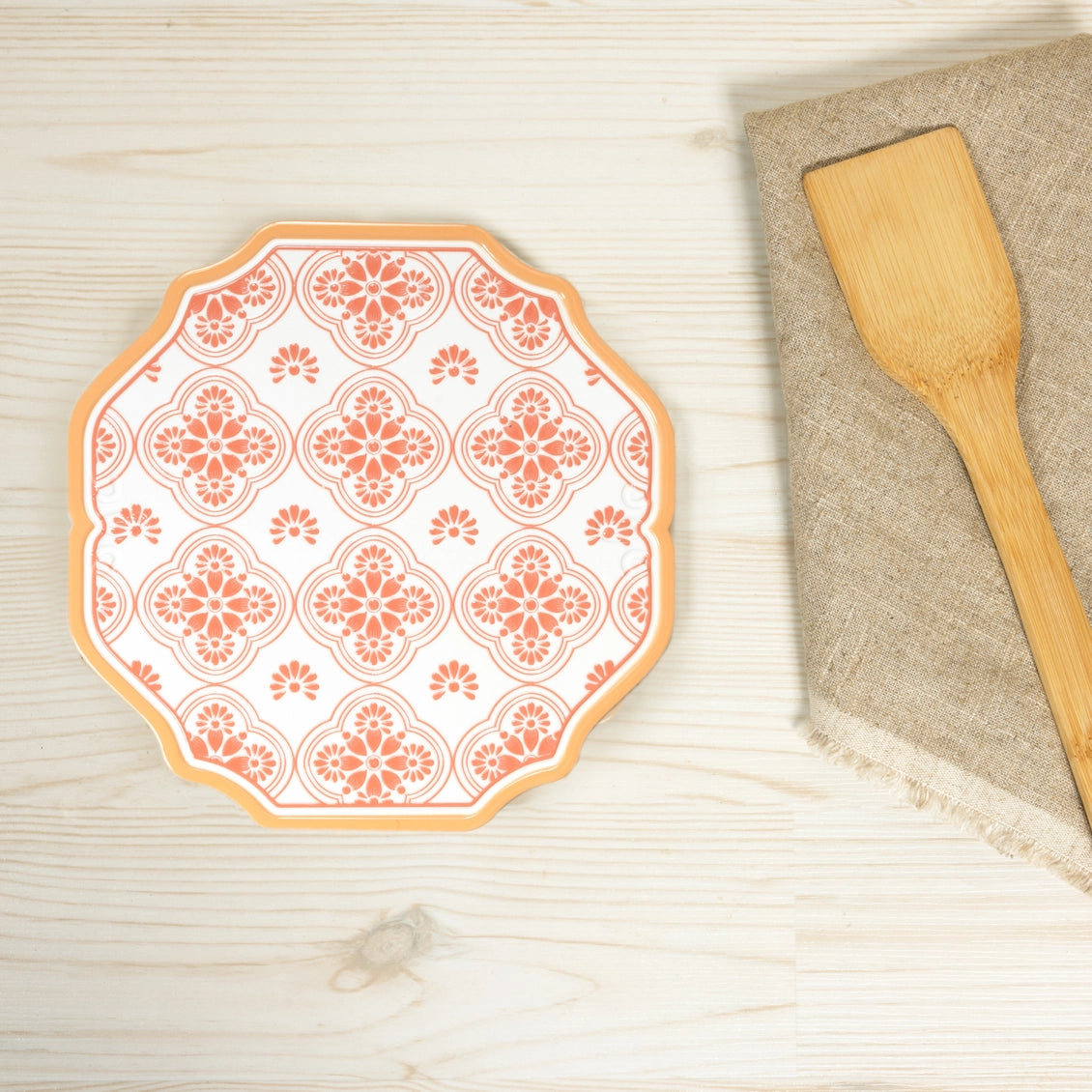 Coral - 8.25" Ceramic Trivet