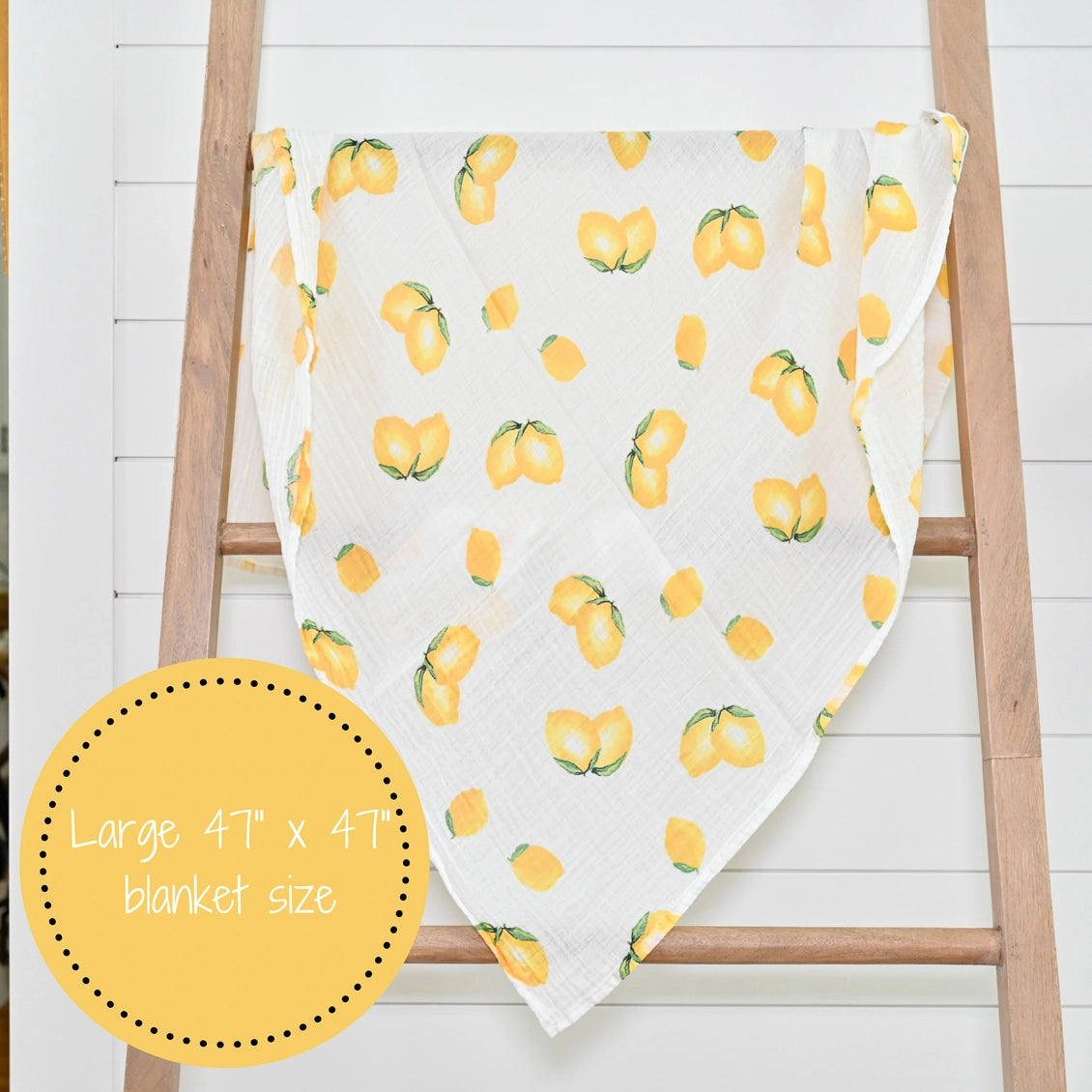 When Life Hands You Lemons Baby Muslin Swaddle Blanket