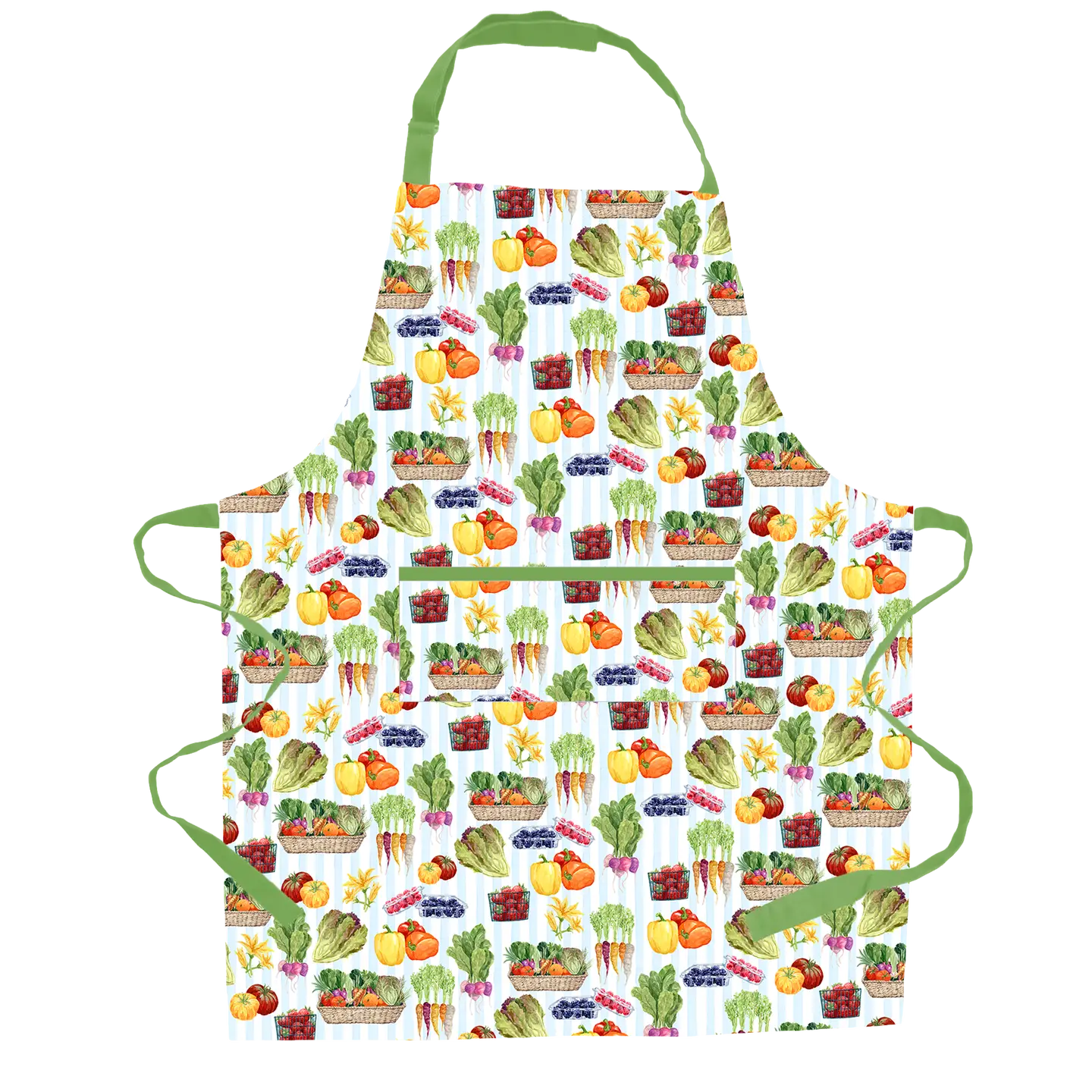 Vegetable Pattern Bundle -Apron, Mitt & Holder - NY Gift Boutique