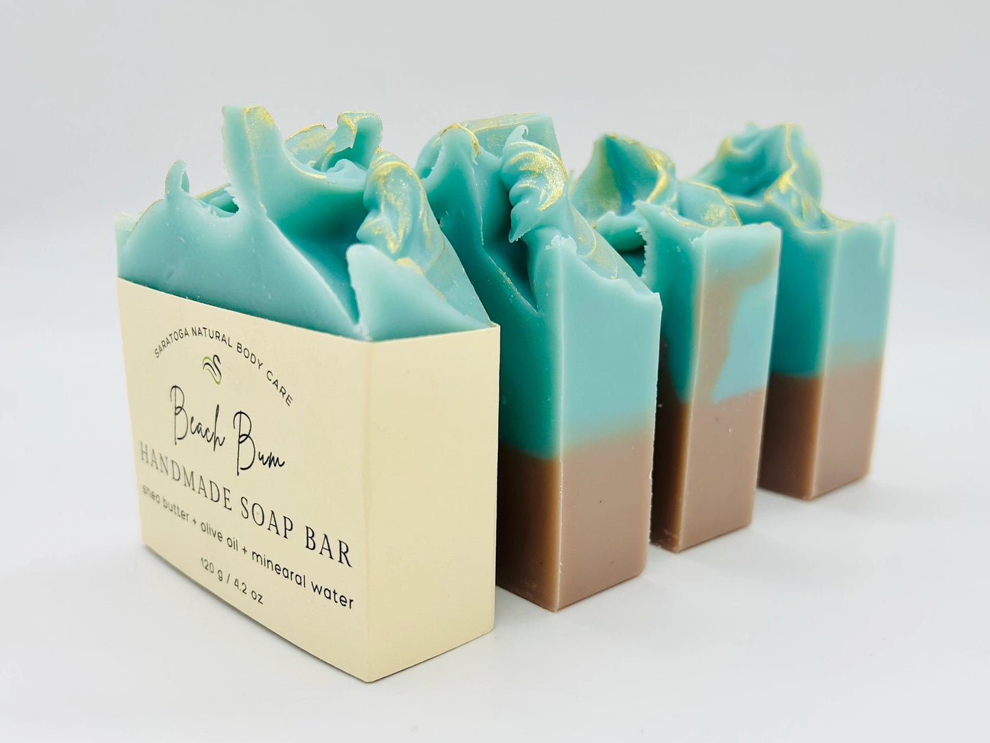 Beach Bum Handmade Soap Bar Vegan Cold Process Soap