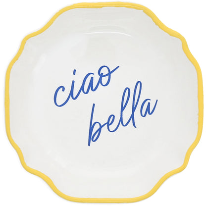 Ciao Bella Trinket Dish & CZ Stud Earring Set