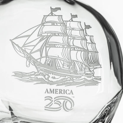 America250™ Tall Ship 23oz Decanter - NY Gift Boutique
