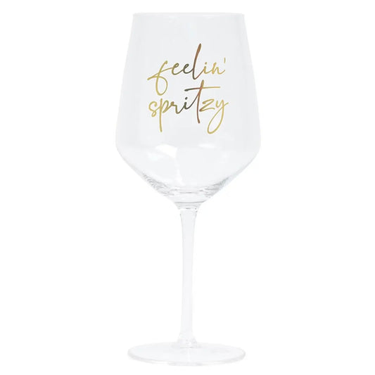 Wine Glass - Feelin' Spritzy - NY Gift Boutique