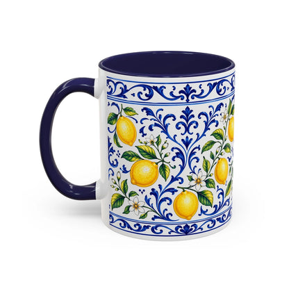 Little Italy Amalfi Blue & Lemon 11oz Mug