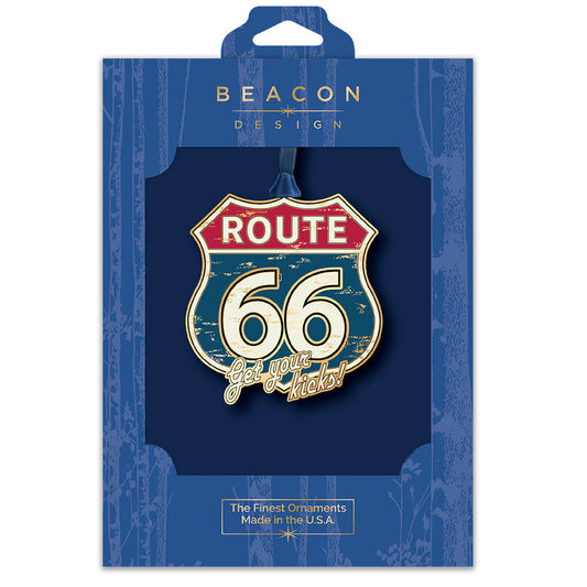 Route 66 Brass Ornament