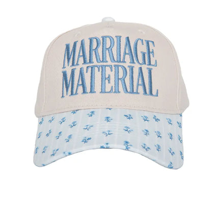 Marriage Material Two-Toned Trucker Hat - NY Gift Boutique