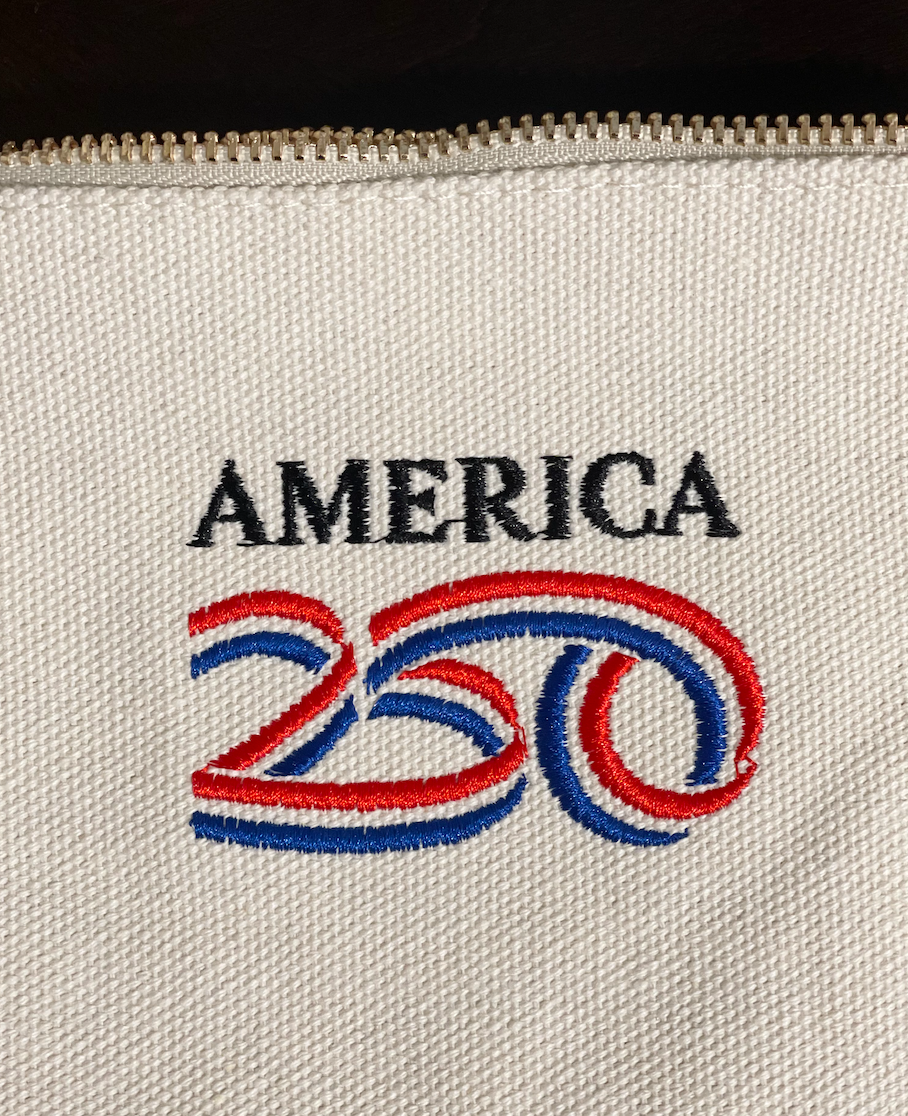 America 250 Canvas Pouch Bag - Officially Licensed