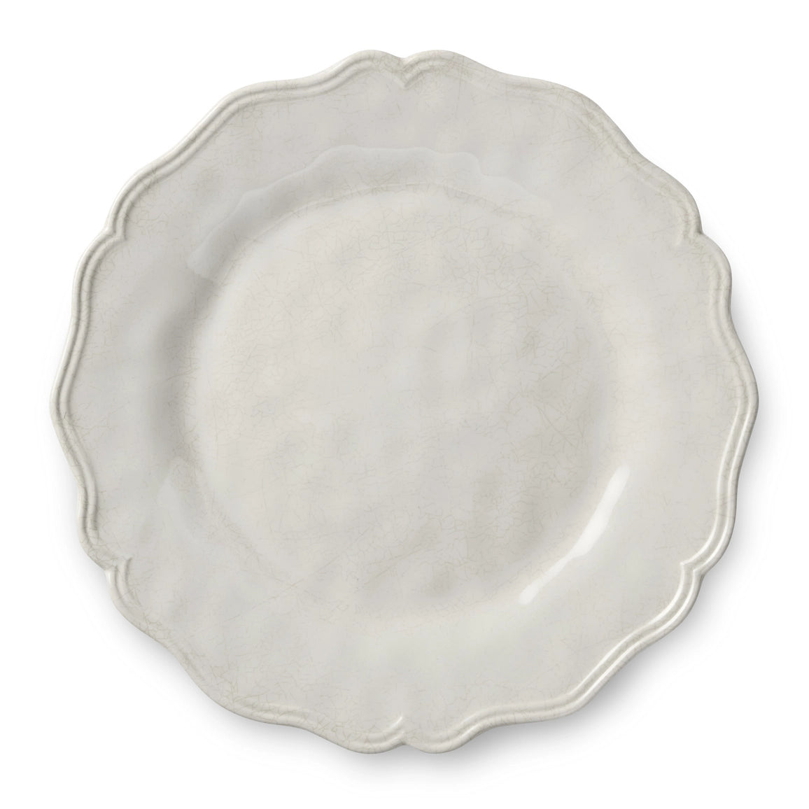 Isabella Cream Melamine Dinner Plate 11" Set of 12