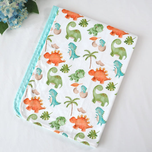Dinosaurs - Minky Blanket