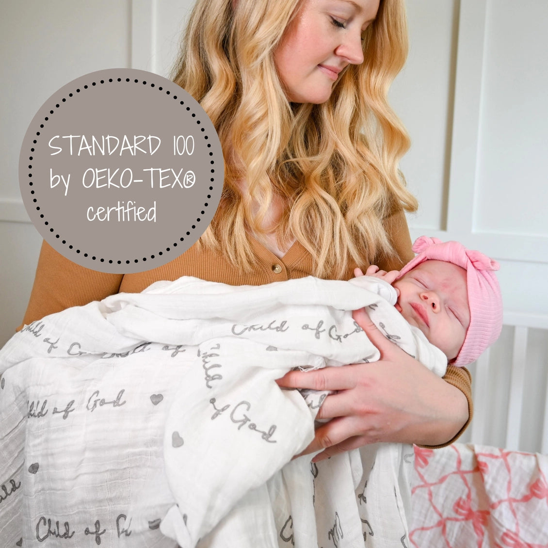 Child of God Baby Muslin Swaddle Blanket