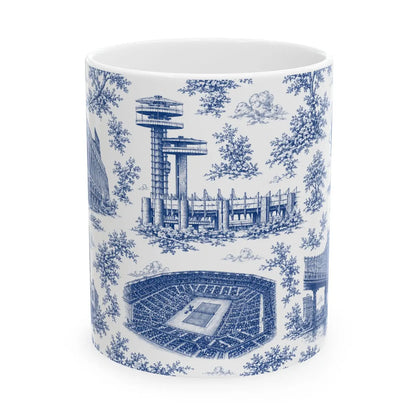 Queens Toile De Jouy Chinoiserie Ceramic Mug