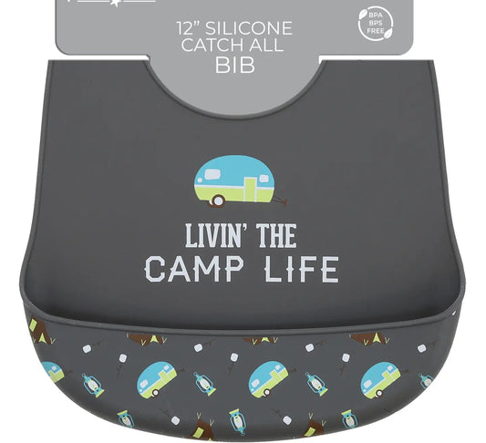 Camp Life - 12" Silicone Catch All Bib