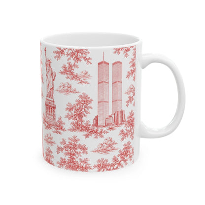 Manhattan Toile De Jouy Chinoiserie Ceramic Mug