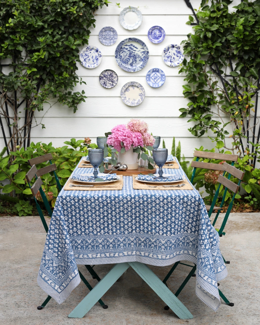 Charlotte Indigo - Tablecloth