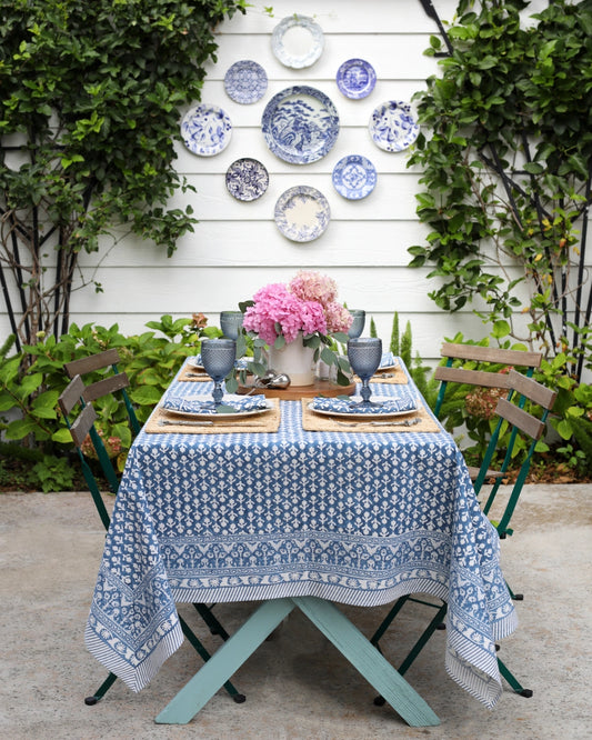 Charlotte Indigo - Tablecloth