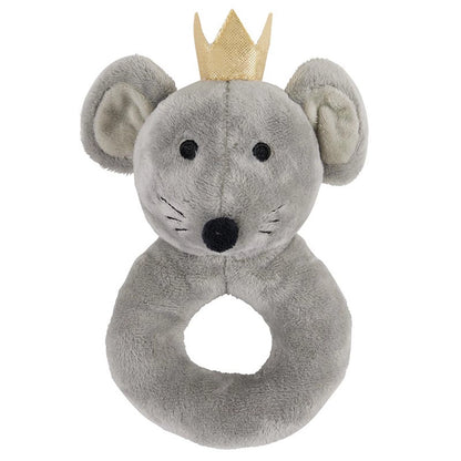 Swaddles with Plush Rattle - Mouse King