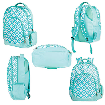 Diamond Pattern Backpack