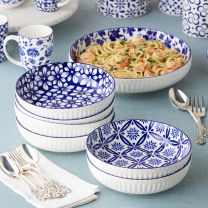 Madison Soup Bowls 48 oz Set of 12- 6 Assorted Designs