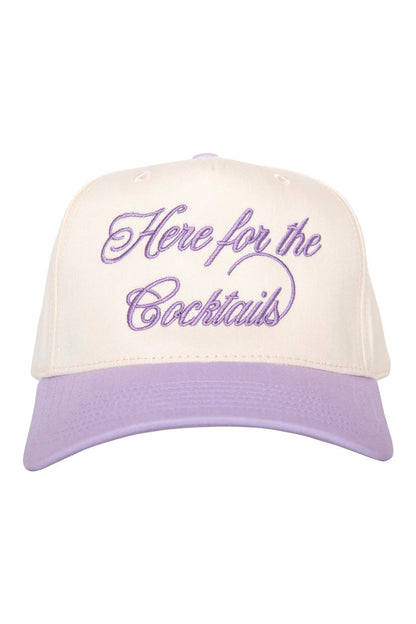 Here For the Cocktails Two-Toned Vintage Hat