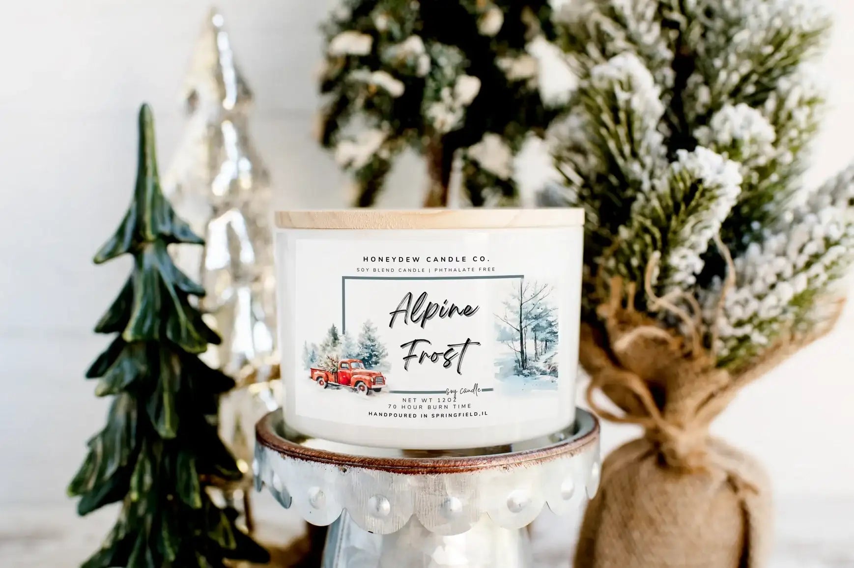 3 Wick Candle 12oz - Alpine Frost