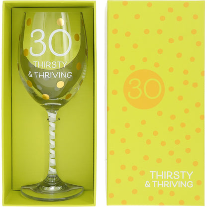 30 - Gift Boxed 16 oz Crystal Wine Glass (Pre-Order)