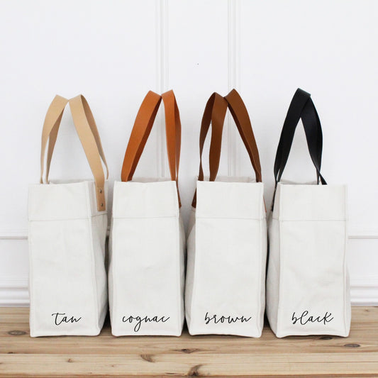 Custom City Watercolor Market Tote