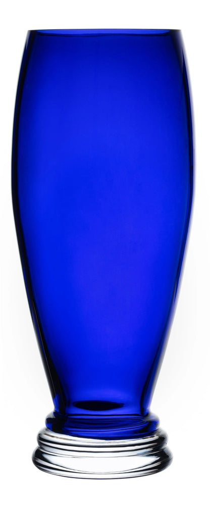 Cobalt Footed Vase, 12"H