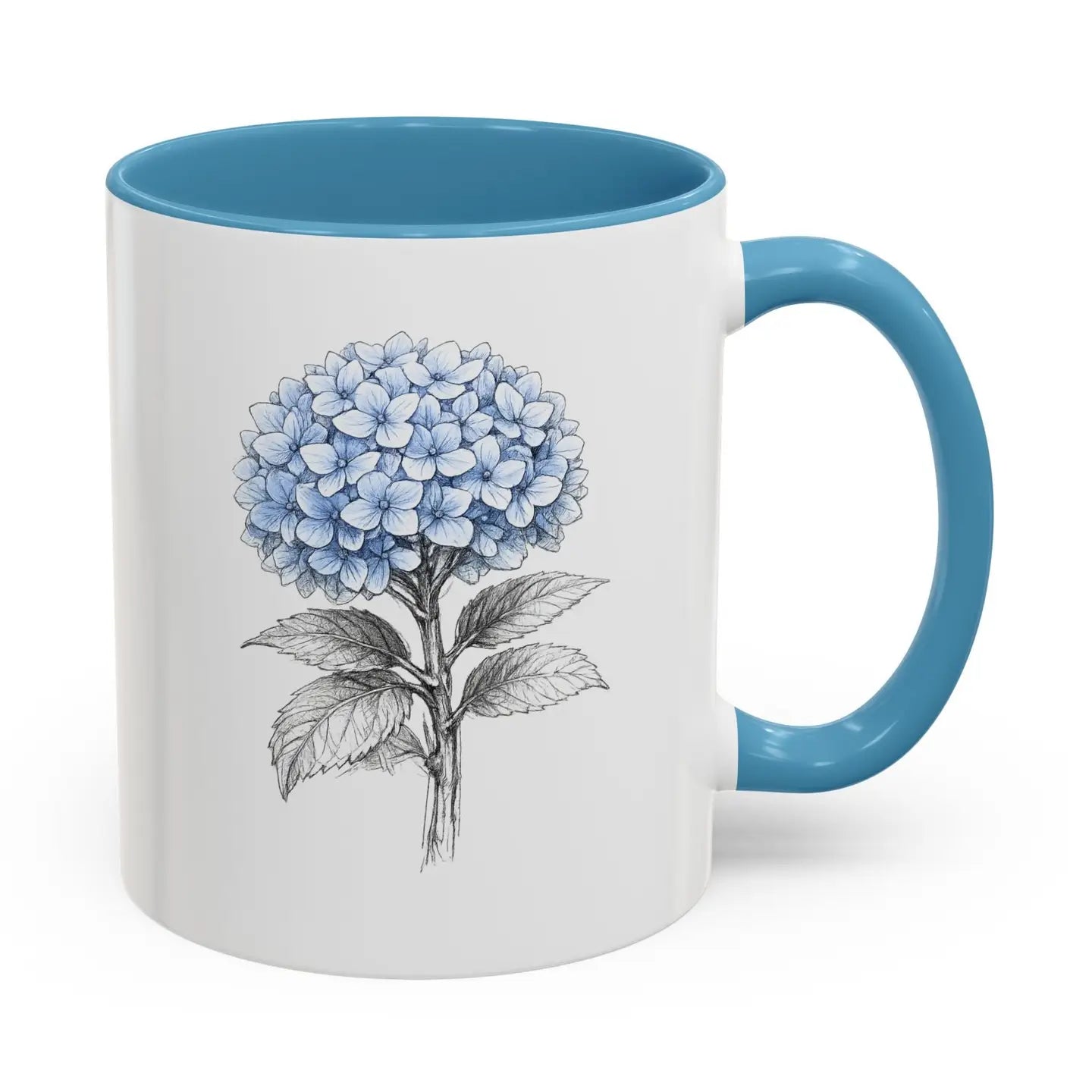 Hamptons Hydrangea Coffee Mug 11 oz