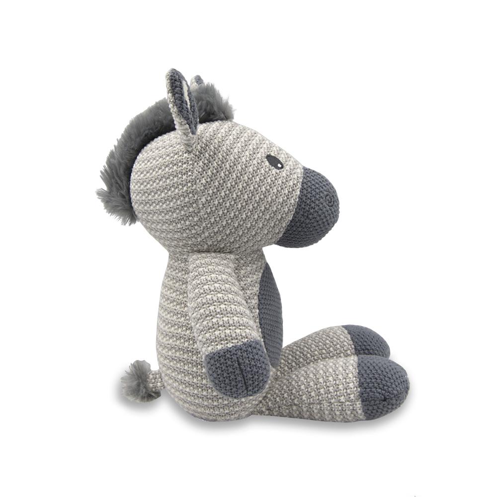 Whimsical Knit Toy - Zac Zebra