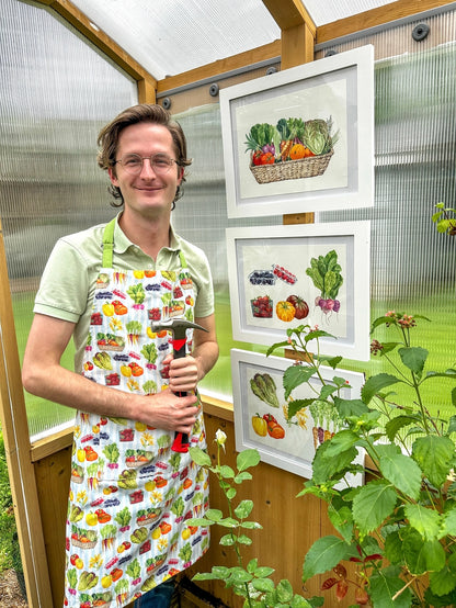 Vegetable Pattern Apron - NY Gift Boutique