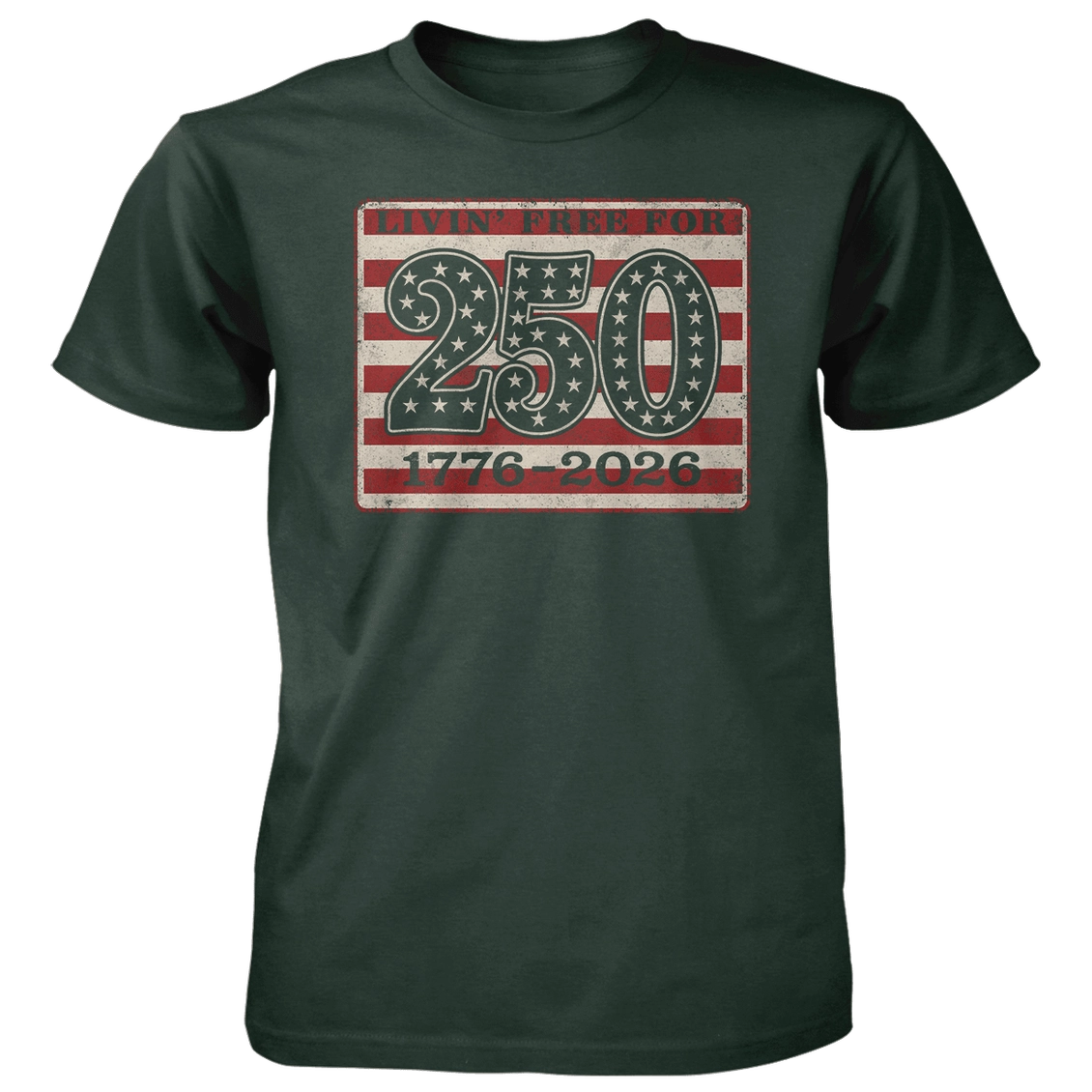 Stars and Stripes 250 - Cotton T-Shirt