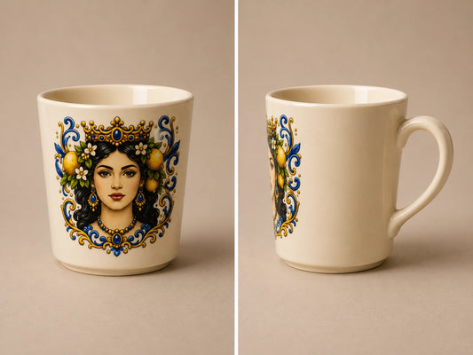 Sicilian Queen Ceramic 8oz Mug