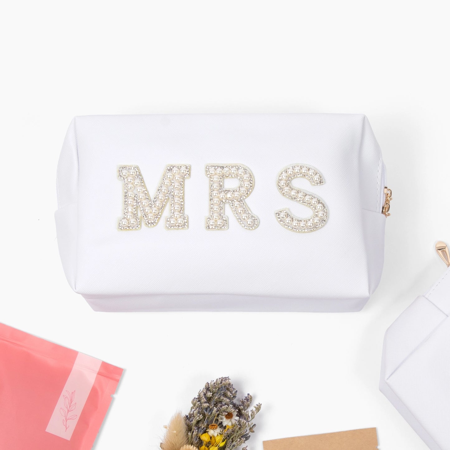 Mrs. Bridal Beauty Cosmetics Pouch