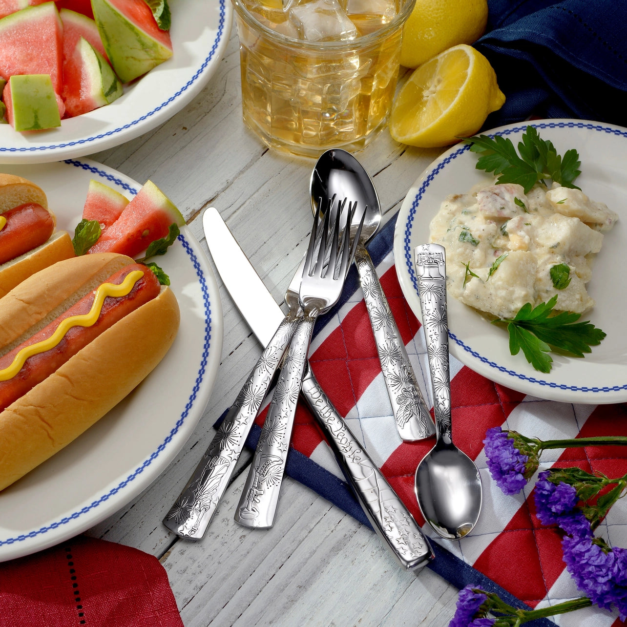 Liberty Flatware 40pc Place Setting