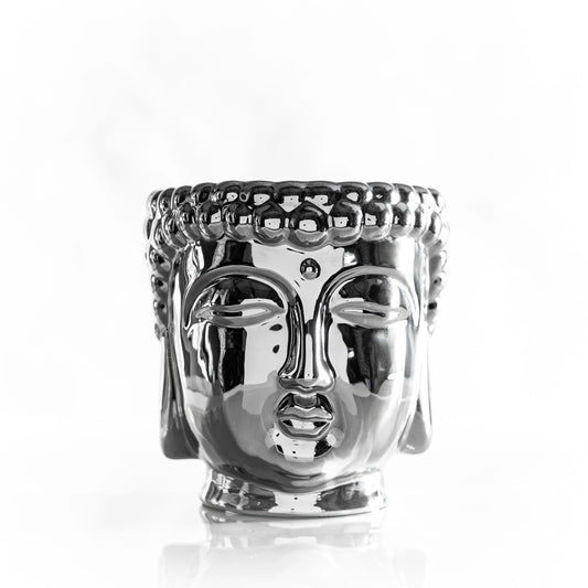 Silver Buddha Perfumed Candle – Grapefruit & Tonka