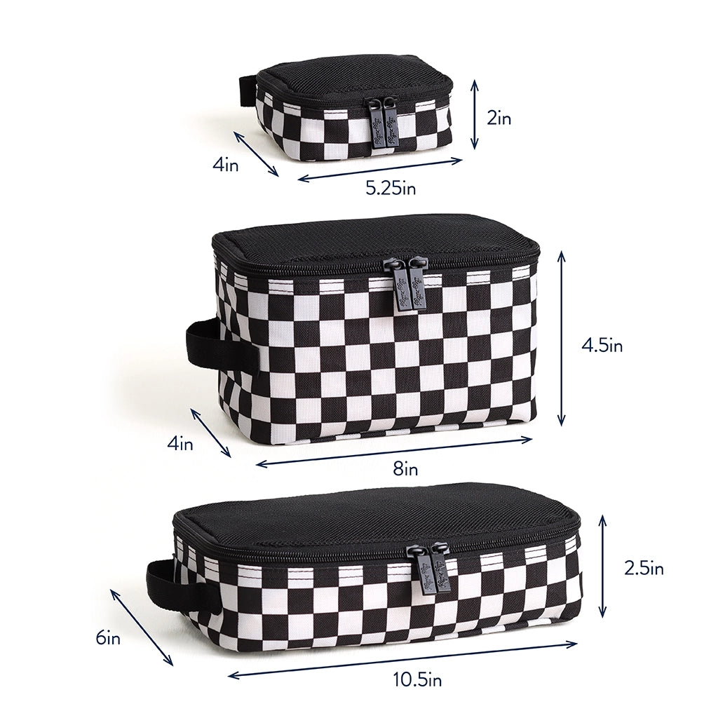 Itzy Ritzy Checkerboard Pack Like A Boss™ Packing Cubes - NY Gift Boutique