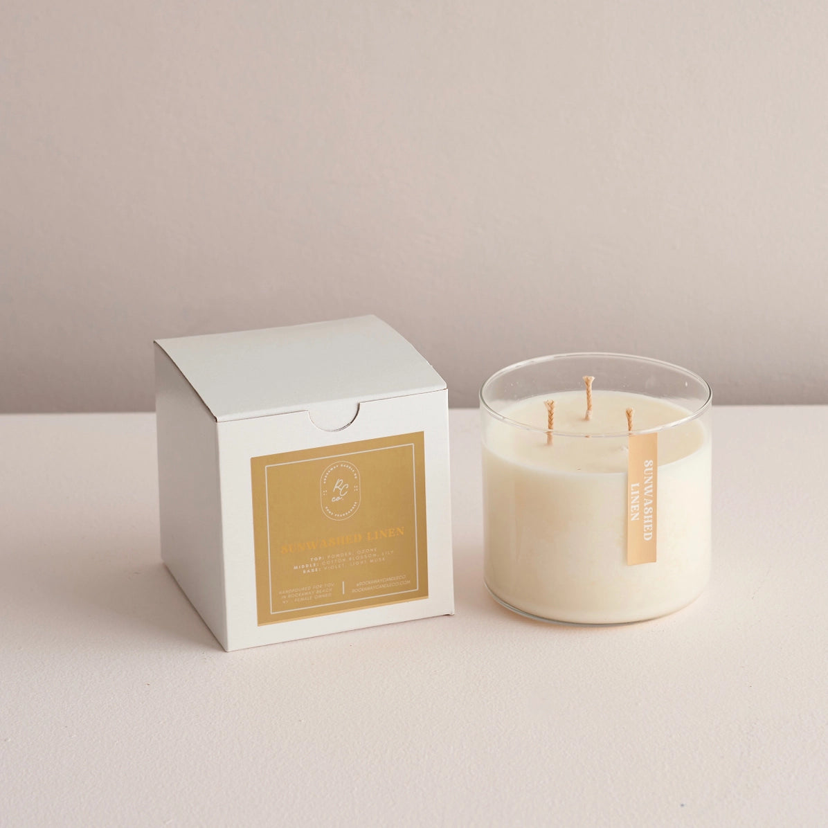 Sunwashed Linen | 16oz Soy Candle