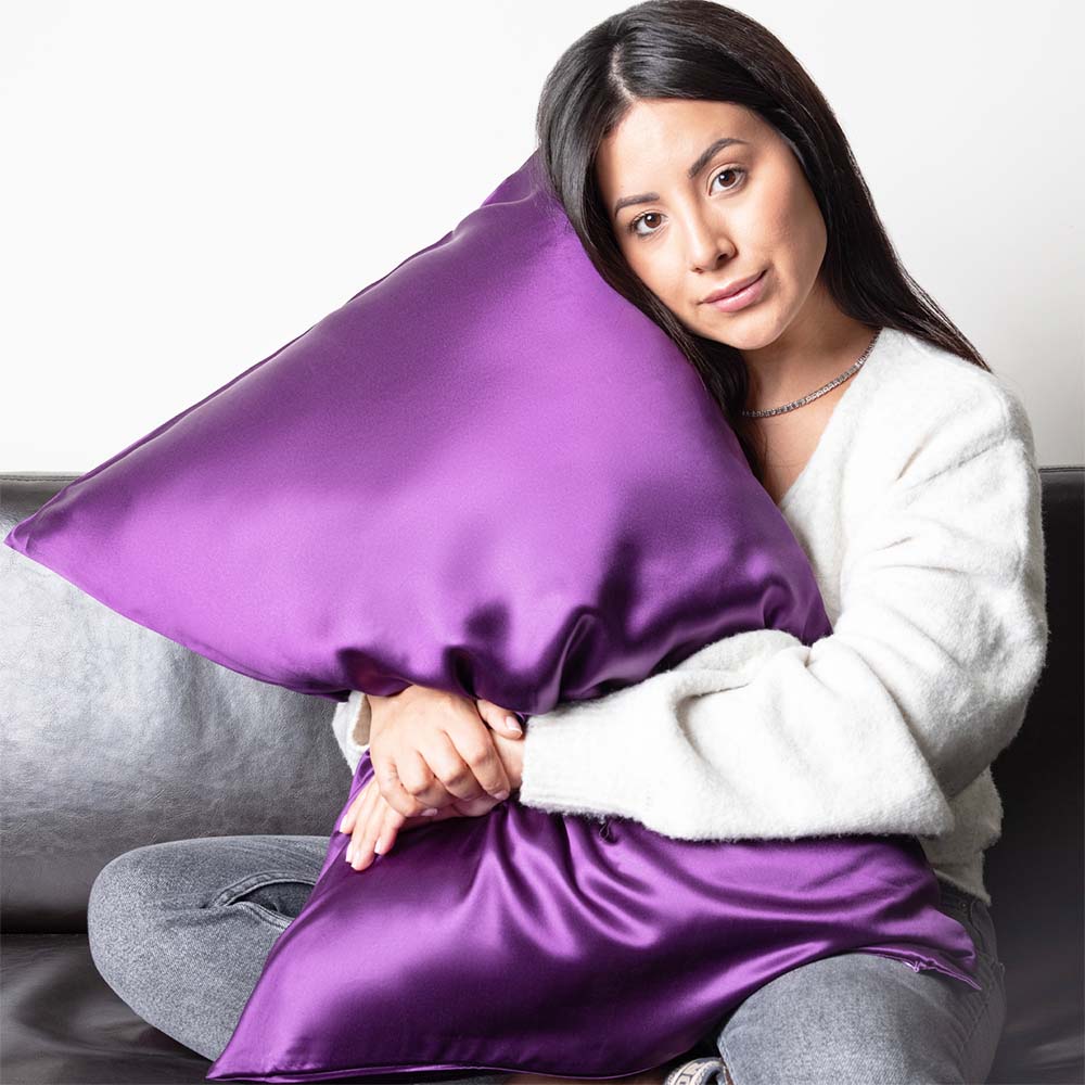 Silk Pillowcase - Royal Purple