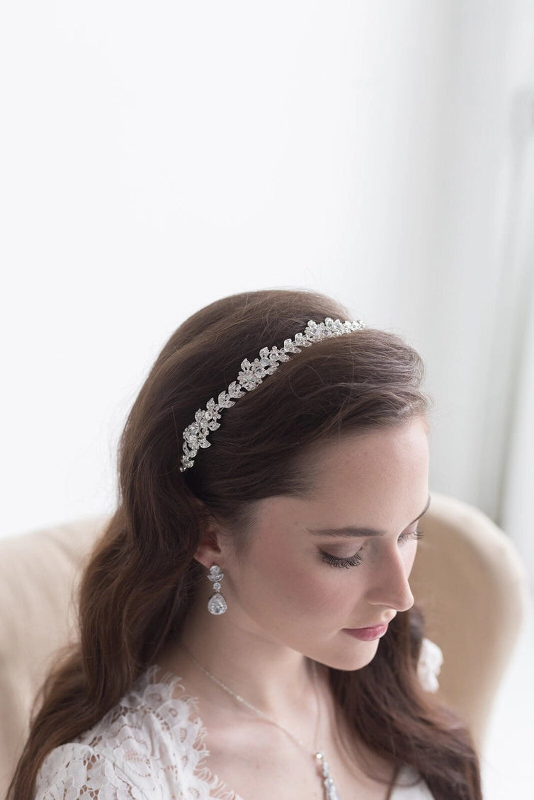 Cheyenne Crystal Wedding Headband