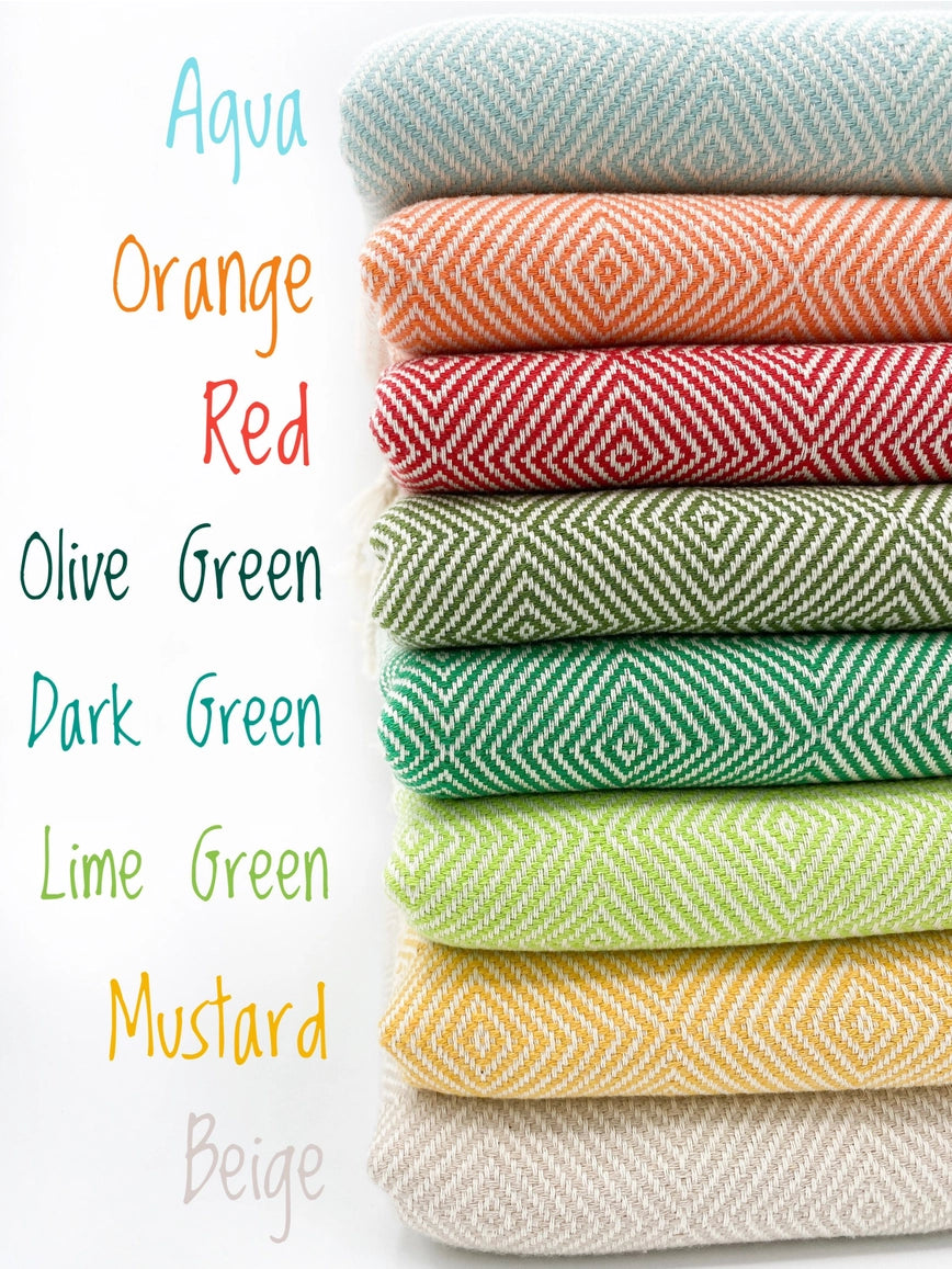Thick Turkish Cotton Towel / Picnic Blanket - NY Gift Boutique