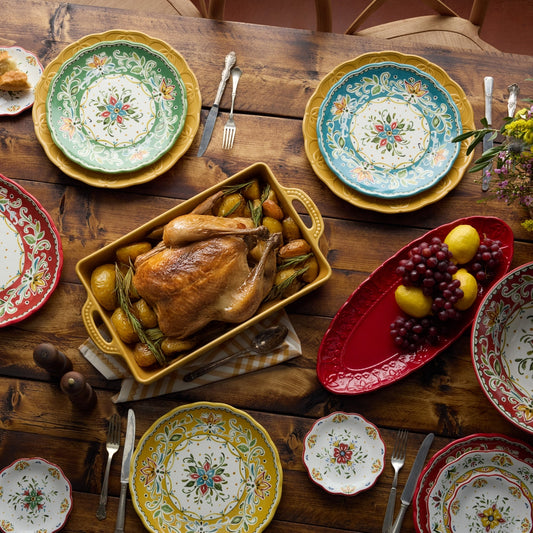 Provence Canape Plates 6in 4 Asst set of 12