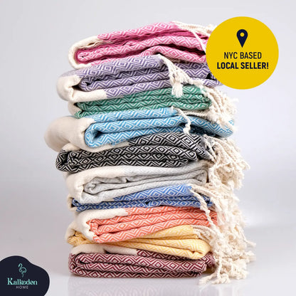 Turkish Towel | Peshtemal | Sand Resistant Beach Towel - NY Gift Boutique