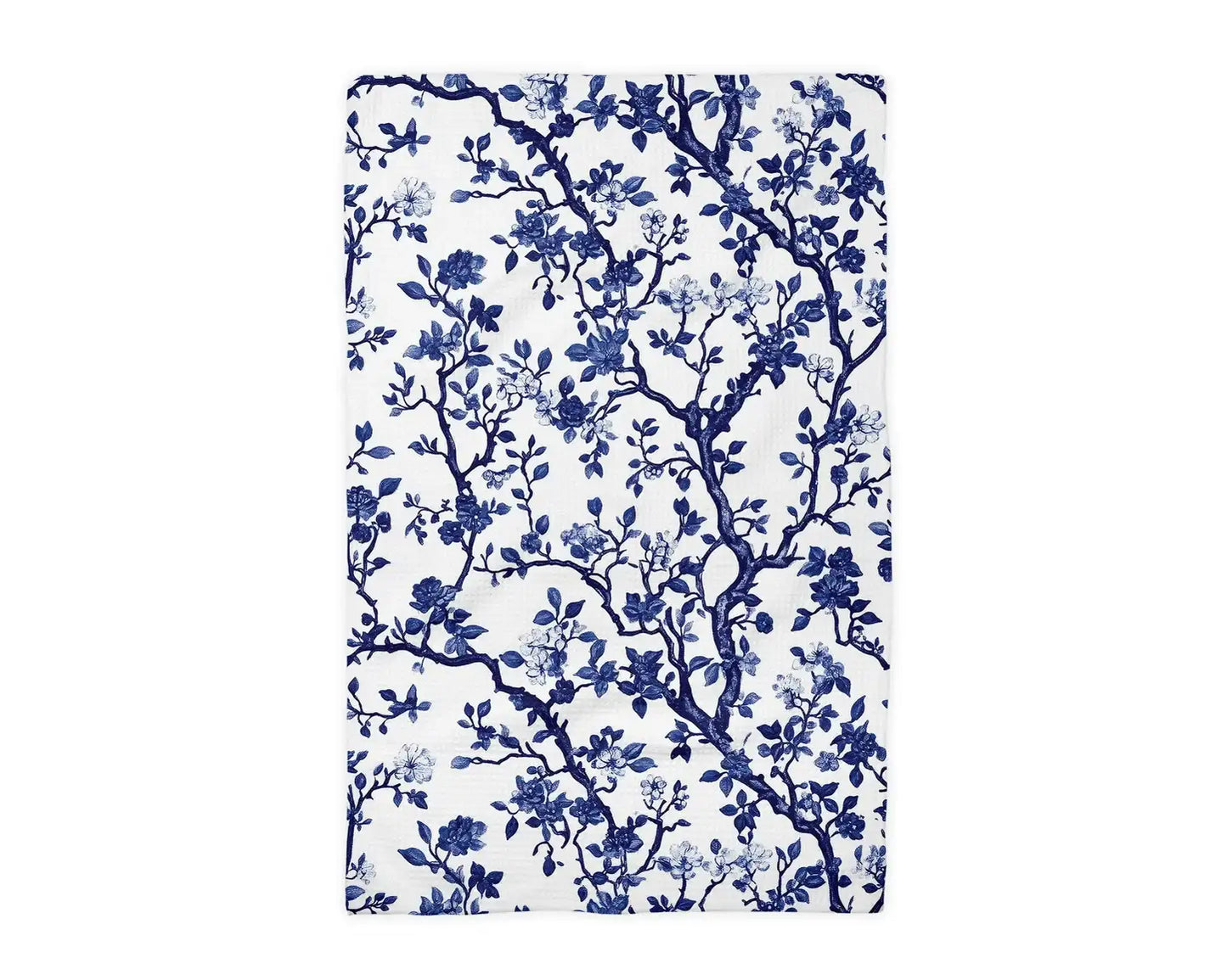 Chinoiserie Kitchen Waffle Weave Towel