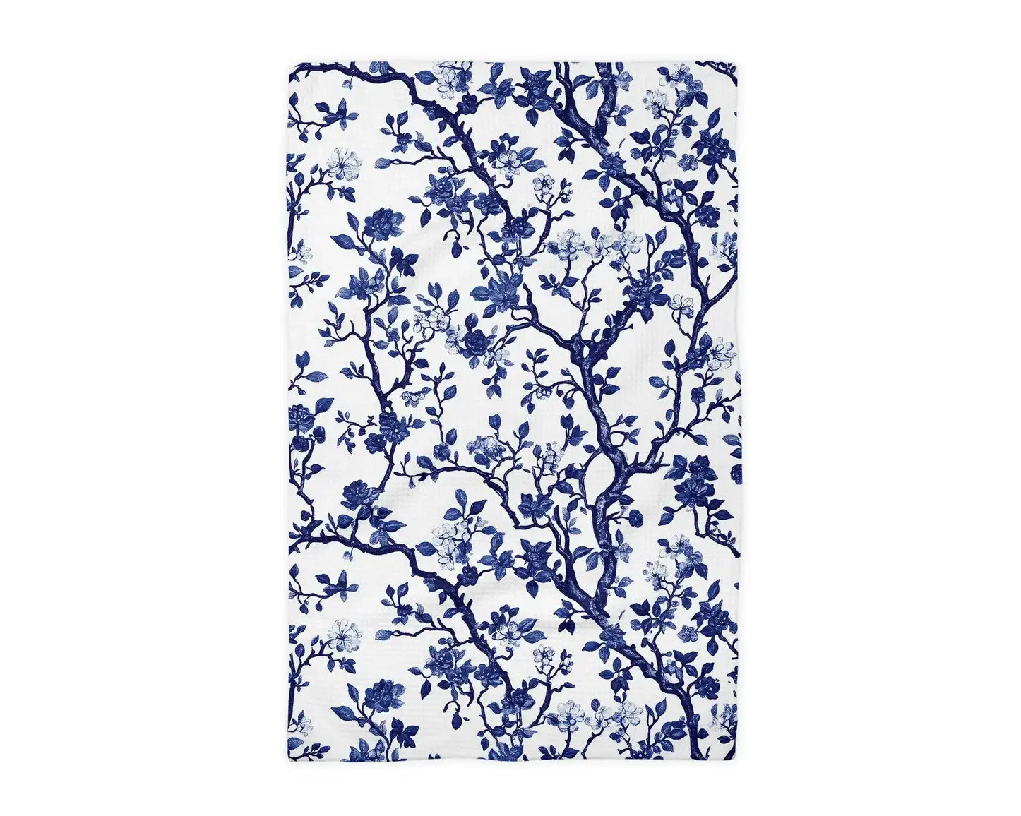 Chinoiserie Kitchen Waffle Weave Towel