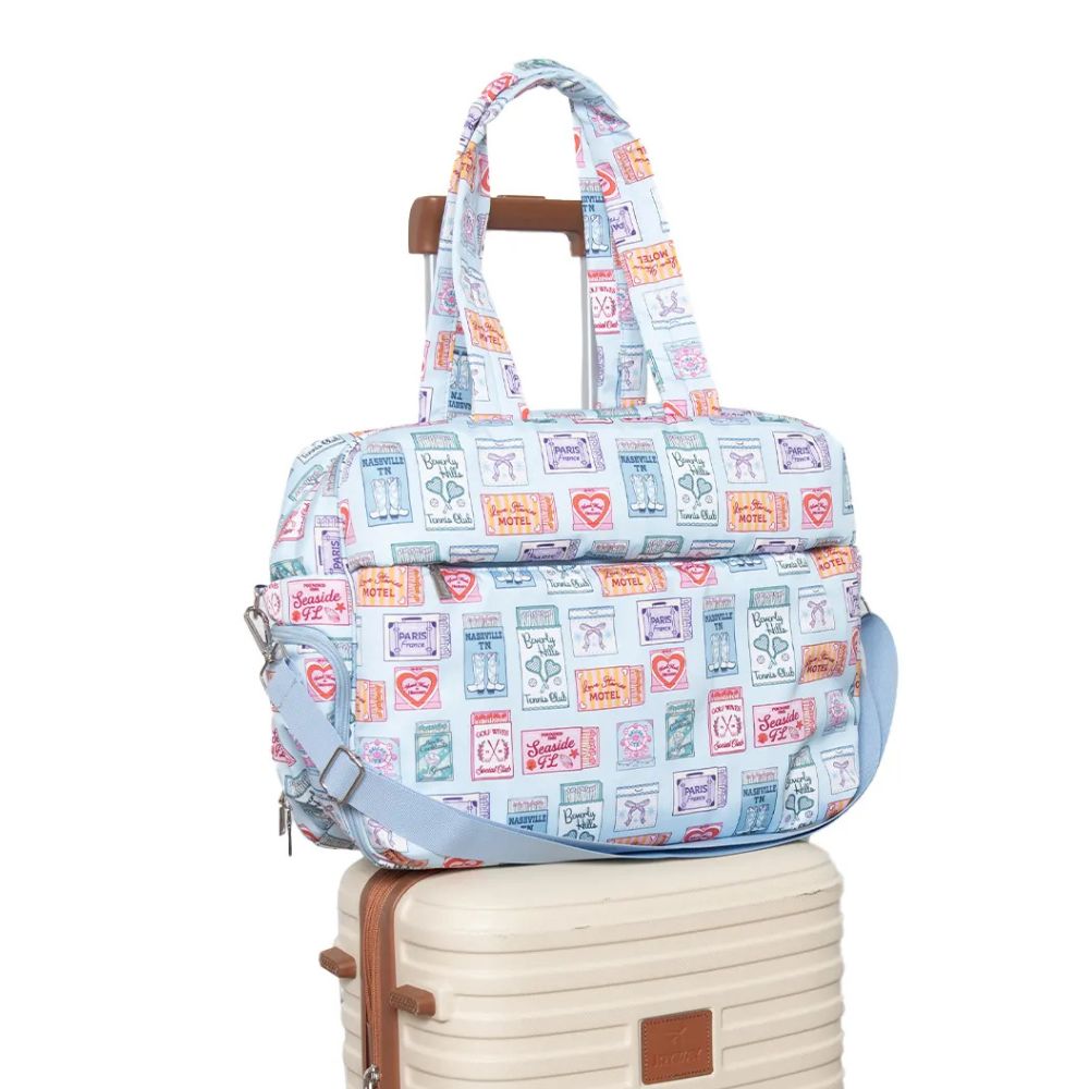 Traveling Matchbook Cover Weekender Bag