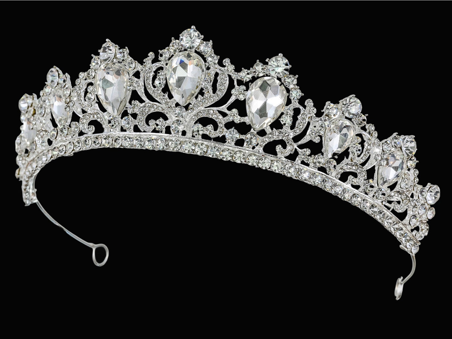 Crystal Flower Bridal Crown - NY Gift Boutique